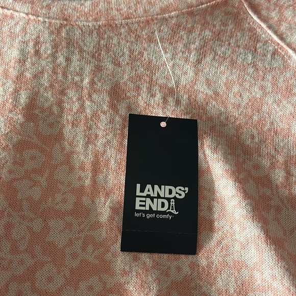 Lands End BNWT Cozy 2 pc. sleep set-soft and comfy! Pretty in pink! - Picture 3 of 4